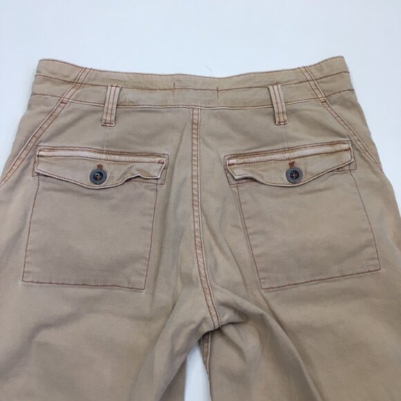 ANTHROPOLOGIE Beige/Tan THE WANDERER Cargo Pockets Pant Jeans - Picture 11 of 13